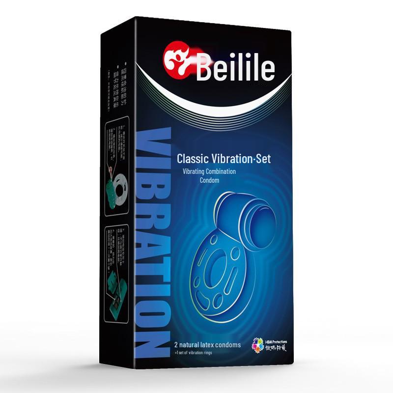 Beilile Ultra-Thin Large Dotted Condoms 10 Pack for Clitoral Stimulation - Adult Intimate Family Planning Supplies