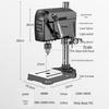 High-Precision Brushless Bench Drill with Digital Display for Home Use
