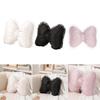 Bowknot Shaped Cushion Breathable Plush Pillow Decorative Cushion Cover for Sofa Bedside Chair Cushion Home Ornament