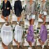 Blouses Shirts Long Sleeve Womens Tops Button Down Loose Casual Cotton Plus Size Women White