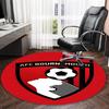 1pc Football Team (61) Print Round Carpet Chair Round Carpet Suitable for Bedroom Living Room Home Decorative Carpet