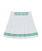 CHUCUCHU Air Punching Pleated Skirt (White) Cbfss-Sk002W