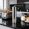 Manual Stainless Steel Coffee Grinder, Adjustable in Multiple Settings, with Handle, Small Portable Grinder, for Home Use