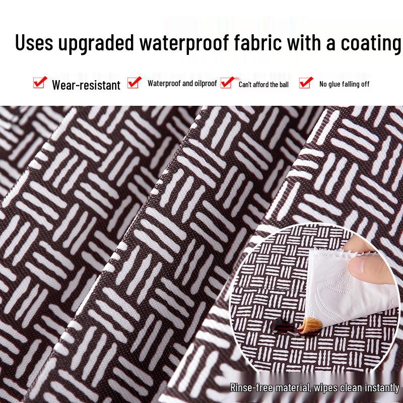 2024 Waterproof Oil-Proof Cooking Apron: Summer Thin Style, Cape Design, Large Pocket for Home Kitchen Use