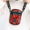 Jordan PVC Cell Phone Pouch, Shoulder Bag, Crossbody Bag Unisex Dark Red Jordan JD2023009GS-001