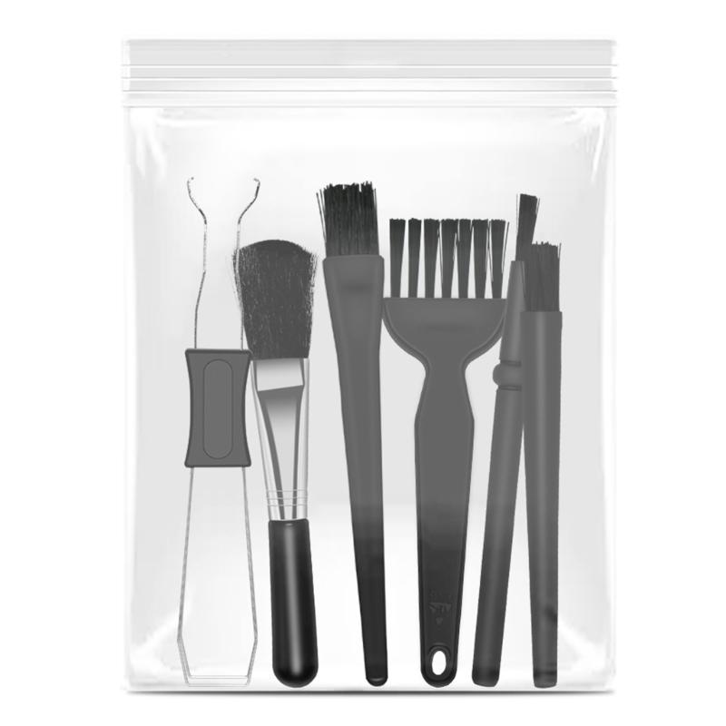 6Pcs/Set Anti Static Cleaning Set For Keypad Maintenance Brush PP Handle Keypad Switches Remover