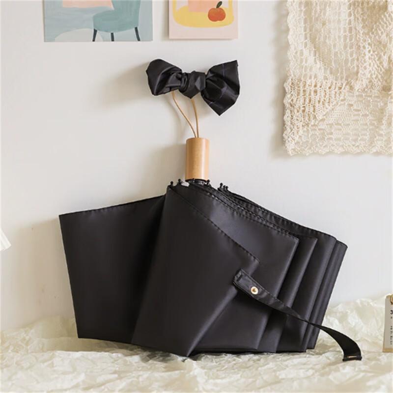 Трехстворчатый деревянный зонт с защитой от УФ-лучей