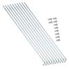 36PCS Steel Bike Spokes 310mm Length Cycle Spokes For Road Cycling,Mountain Biking
