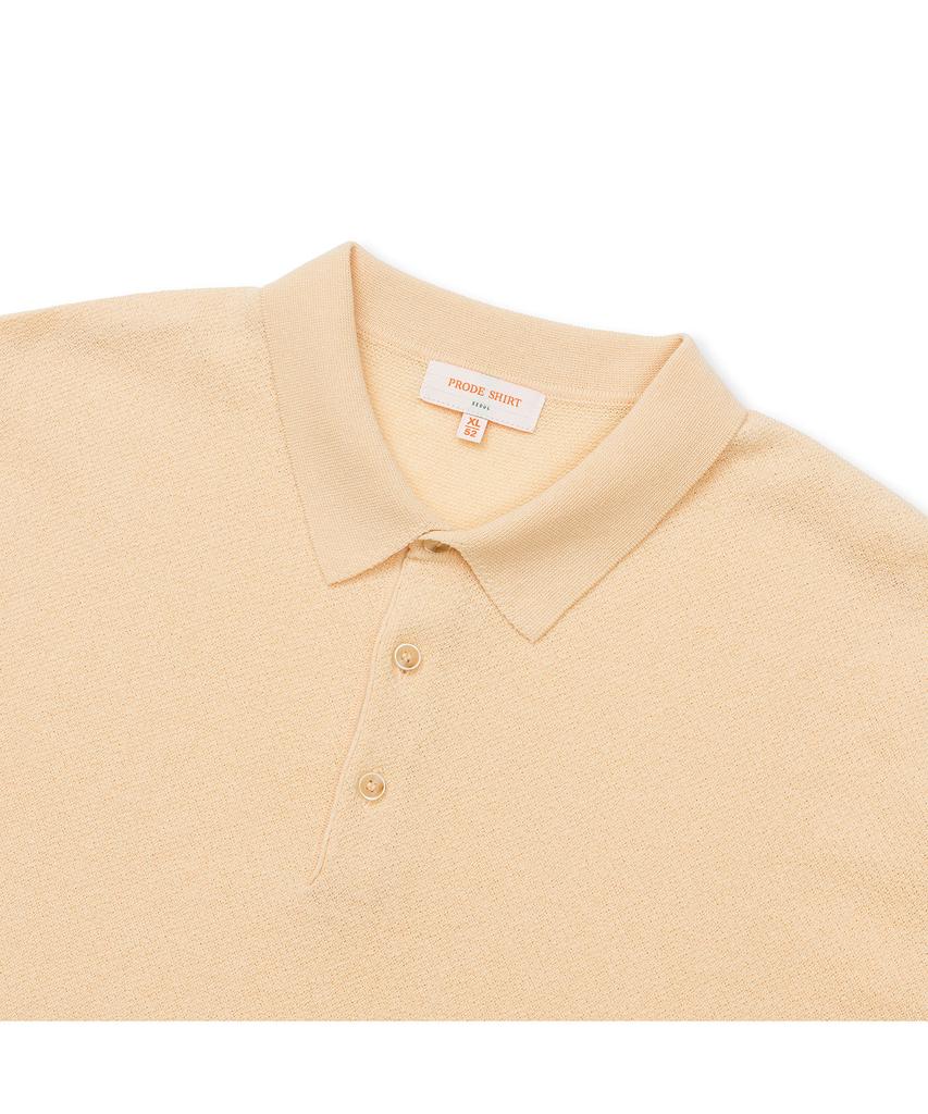 PRODESHIRT Vintage Linen Pique Polo Knit (Honey)