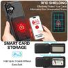 LC.IMEEKE L3 For iPhone 16 Magnetic Case Detachable Card Holder Leather+TPU Mobile Cover