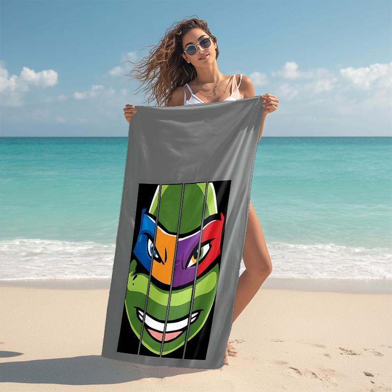1Pc Turtles Action Beach Towel Microfiber Beach Towel Thin Absorbent For Beach Swimming Yoga Bath Sports 0917136