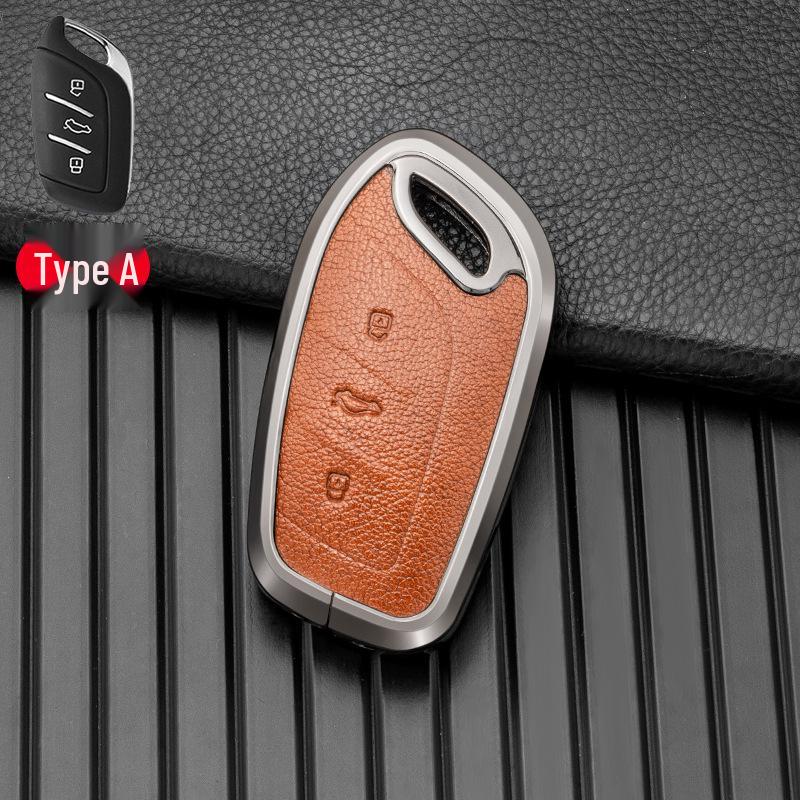 

Dual-Sided Leather Key Case for Roewe i5, i6max, RX3, Whale, RX5, Raccoon New Energy Models OPP Bag Simple Pack