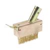 Moss Remover Wired Grout Cleaner Brush for Cleaning Deck Walkway Weed Scraper Wire Brush Grout Remover Hand Tool