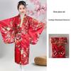 Dívčí tradiční japonský potisk kimono pyžamový set