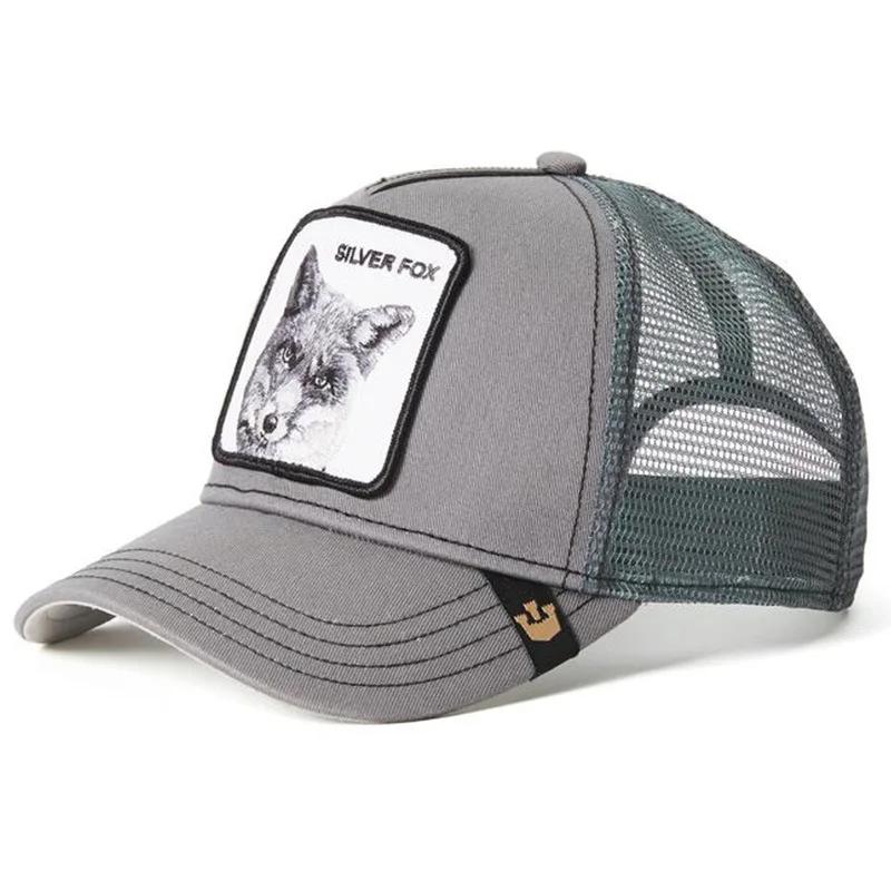 Cappellino da baseball ricamato con bastoncino di animale per appassionati di animali sia maschi che femmine, cappello da camionista, protezione solare e ombreggiatura