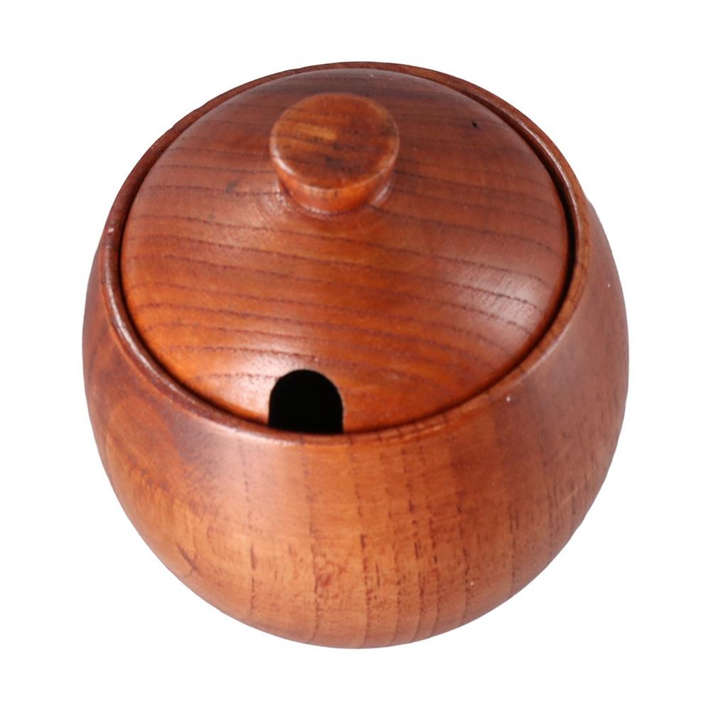 Kitchen Accessories With Lid and Spoon Storage Jar Seasoning Container Spice Bottle Salt Box