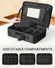 Luxspire Makeup Cosmetic Makeup Brush EVA Makeup Cosmetic Makeup with Shoulder Professional Divided Adjustable Functional Large Shock Cosmetic Storage