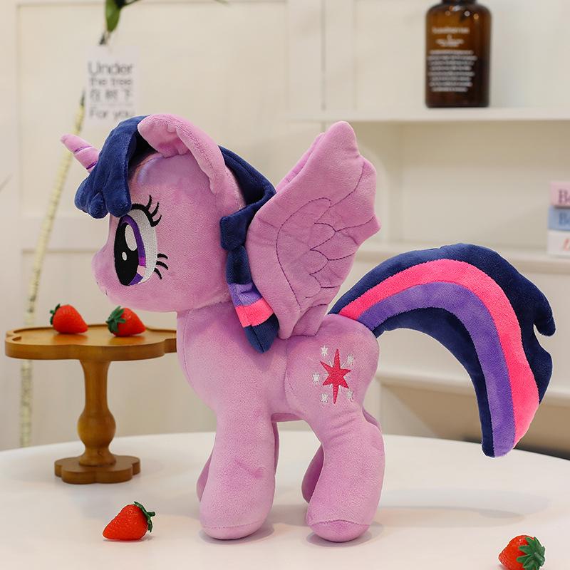 Adorable Rainbow Unicorn Plush Toy - My Little Pony Birthday Gift for Kids