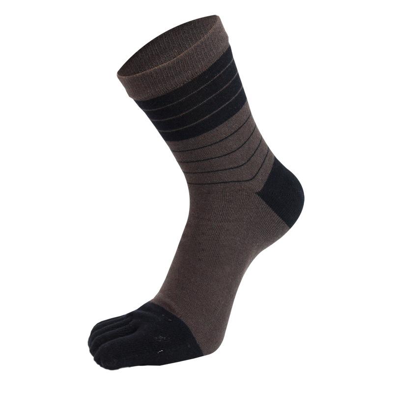 New Five Finger Socks For Man Combed Breathable Colorful Cotton Sweat Deodorant Antibacterial Fashion Sport Socks With Toes