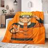 Naruto Cartoon Flannel Blanket Lovely Print For Home Sofa Bed Chair Picnic Travel -HE21