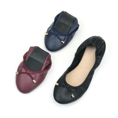 Scarpette da ballo metalliche da donna, Scarpe basse casual con suola morbida, Scarpe slip-on leggere e comode