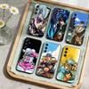 Anime Jojos Bizarres Adventures Phone Case For Samsung Galaxy A73,21,22,32,71,53,52,51,80,5G Soft Black Cover