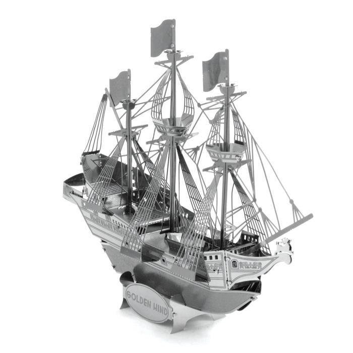 Metal Earth Fascinations Avro Lancaster Bomber et Golden Hind Puzzle 3D en métal