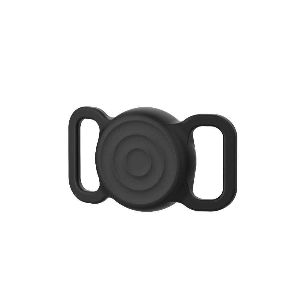 

Anti Lost Pets Collar Silicone Case Waterproof Positioning Tracker Collar Cover for AirTag Cat Dog чорний