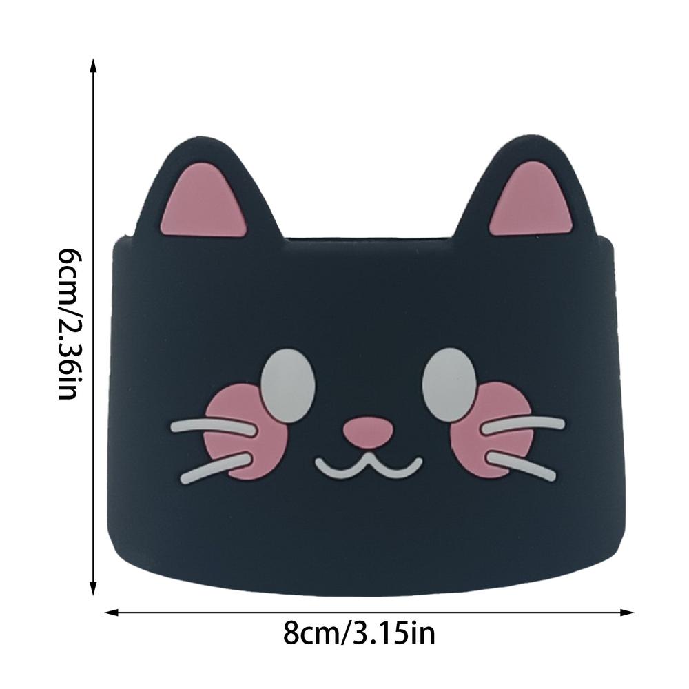 Silicone Bottle Bottom Sleeve Cup Accessory Cartoon Anti-Slip Water Bottle Pad Heat Insulation Sports Cup Cover for Tumbler