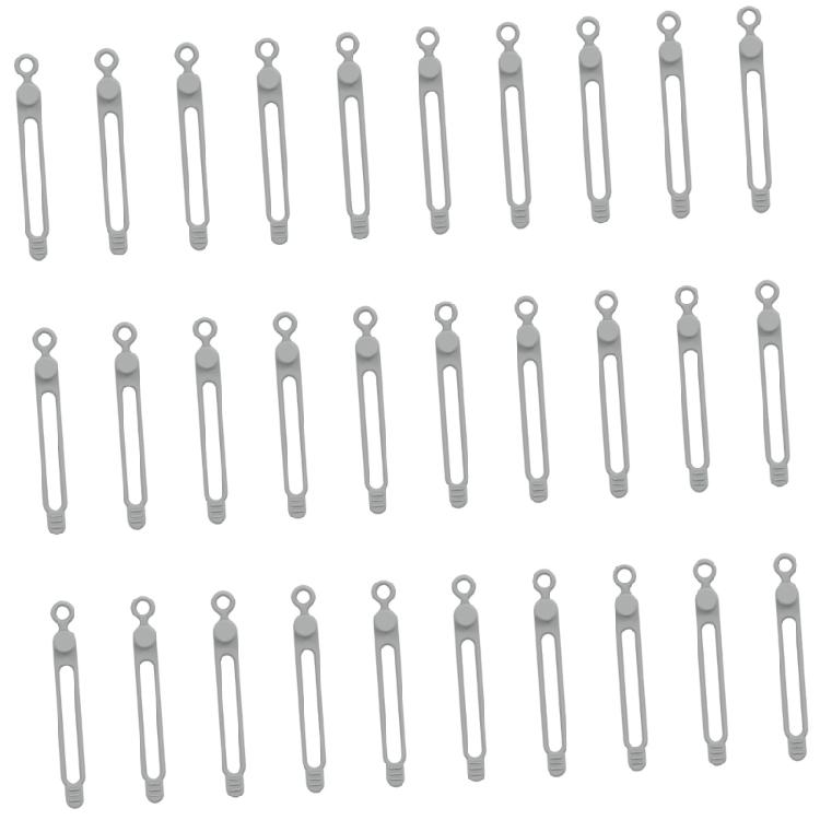 Quick Release Silicone Cable Straps Elastics Cord Organizers For Electronics Tangles Prevention