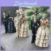 Klassisches Halloween-Skelett-Paar Harzfigur Für Haus Garten Dekorative Anzeige