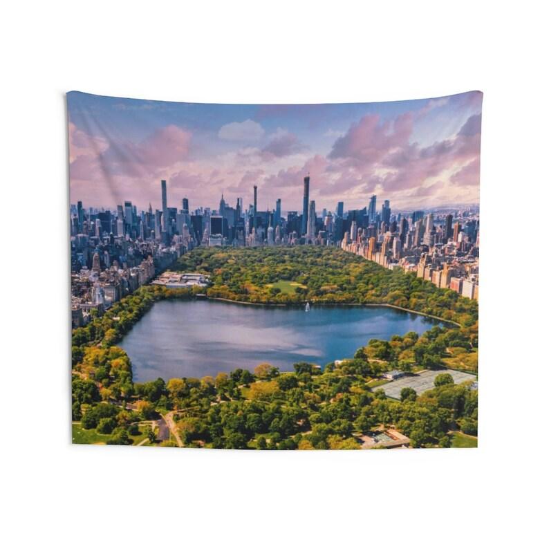 Central Park, New York tapestry 75x100 чёрный