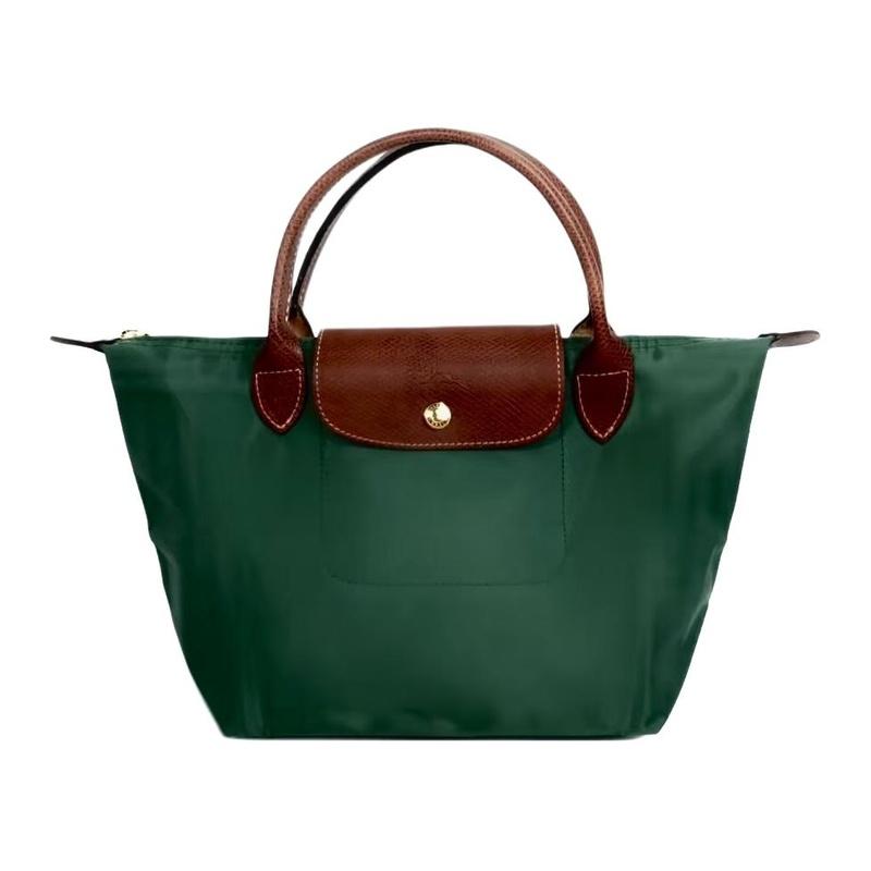 Longchamp Zīmola logotips salokāma audekla pelmeņu