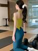 Women's 2026 High-End Yoga Vest with Chest Pads for Outdoor Fitness & Pilates.