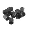 10pcs Tire Valve Cover Plastic Valve Stem Dust Outdoor Car Bicycle Anti-resistance Repairing Elements Cover with Seal Ring