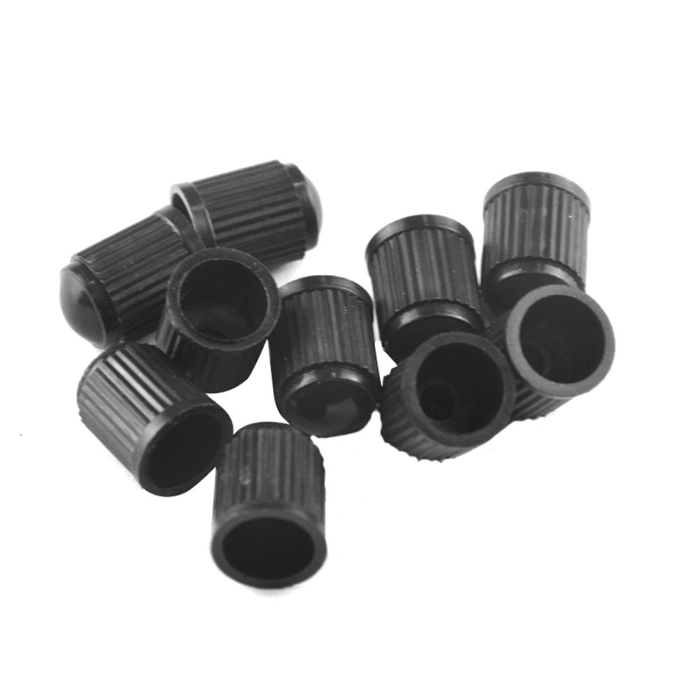 10pcs Tire Valve Cover Plastic Valve Stem Dust Outdoor Car Bicycle Anti-resistance Repairing Elements Cover with Seal Ring