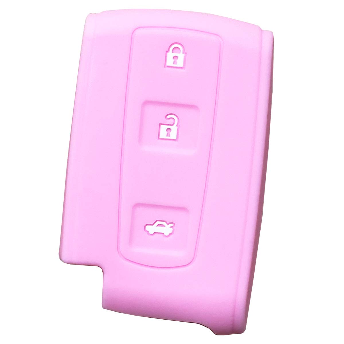 [IKT] Silicone cover for smart key for Toyota cars 3 розовый