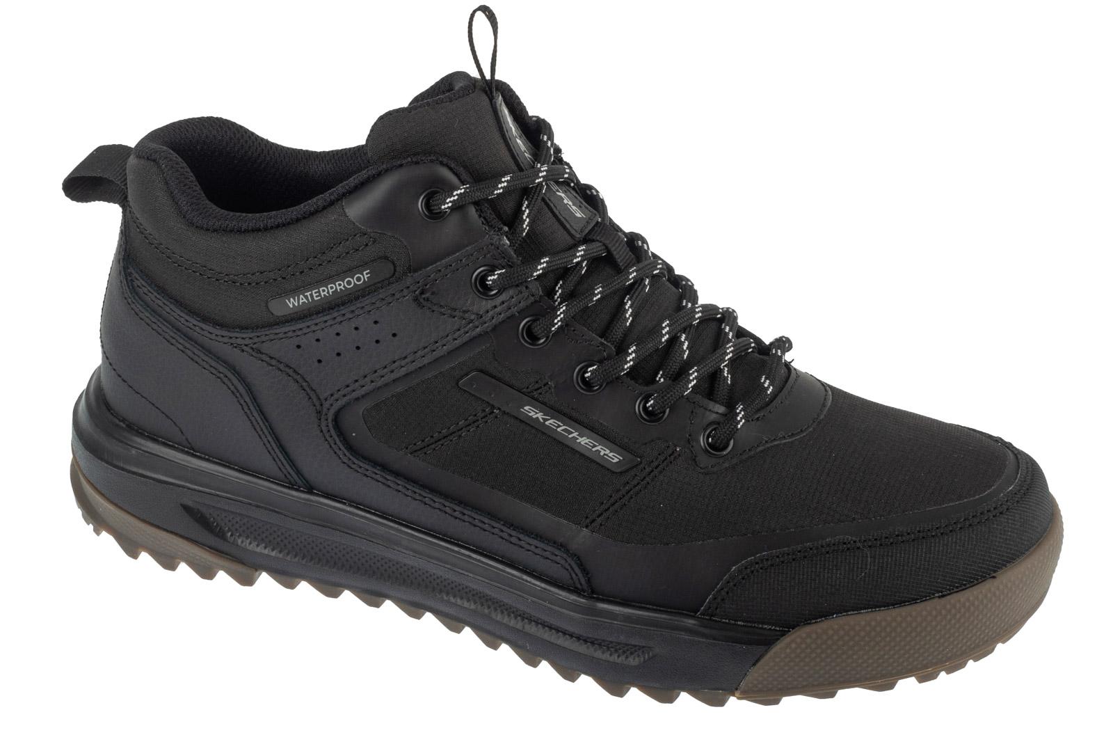 Skechers Urban Street Hiker, Herren Schwarze Trekkingschuhe 47, 5 Schwarz