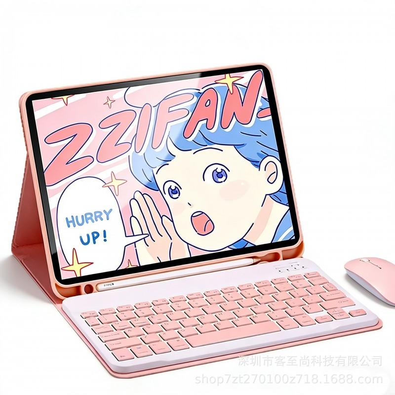 Detachable Bluetooth Keyboard Case With Pen Slot IPad Air 4 5 Magnetic Full Cover TPU Sleeve Stand Function
