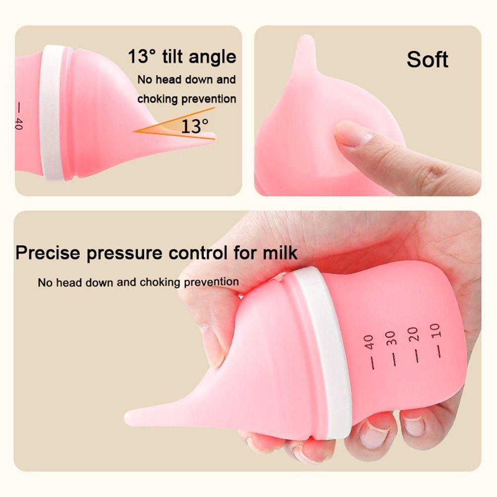 Bite Resistance Pet Nurser Bottle 40ml Baby Animals Feeder Dog Kitten Milk Feeding Bottle  Travel