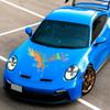 Eagle Car Hood Sticker Personality Totem Applique Bird Wings Pattern Vehicle Body Graphics Truck Vinyl Decal Auto Accessories