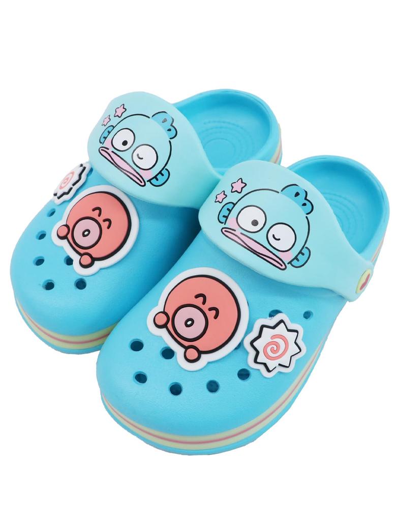 Kaitak Family Sanrio Characters Hello and Cinnamoroll Summer Sizes and 20cm Kuromi, Kitty, Hangyodon, Kids' Sandals, 16cm, 18cm, (Saxophone