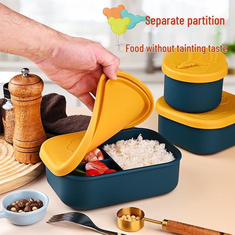 Changbaosen Silicone Outdoor Bento Lunch Box