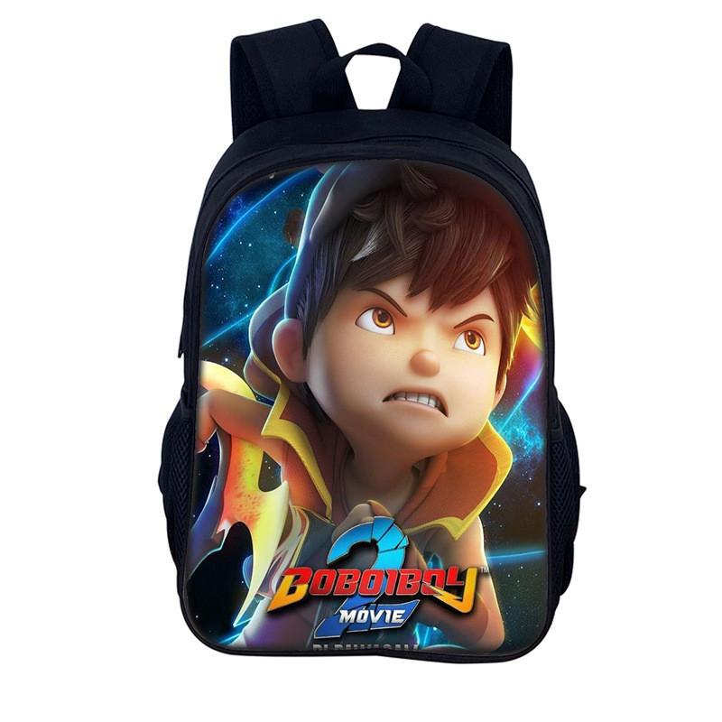 Elements Heroes Boboiboy Kids School Backpack With Durable Nylon Material For Elementary Students