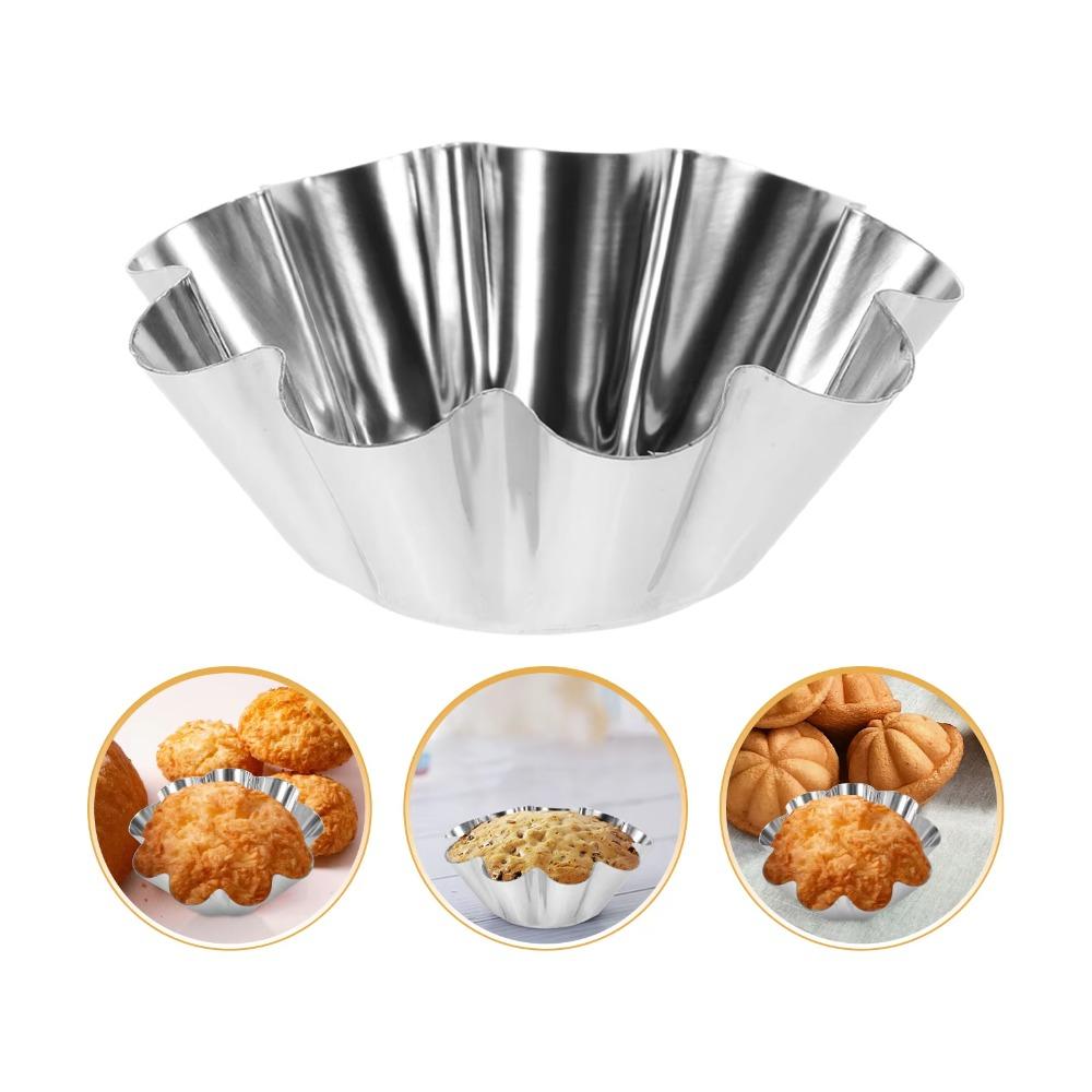 Mini Fluted Cake Pans Non-Stick Jelly Molds Bakewares Eggs Tart Molds  Kitchen