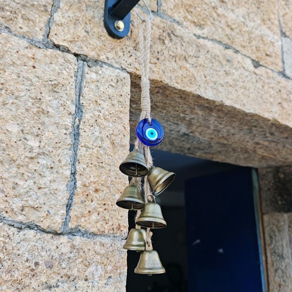 Vintage Metal Bell Pendant Bronze Bell Pendant Door Hanger Wind Chime Bell  Window Hanging