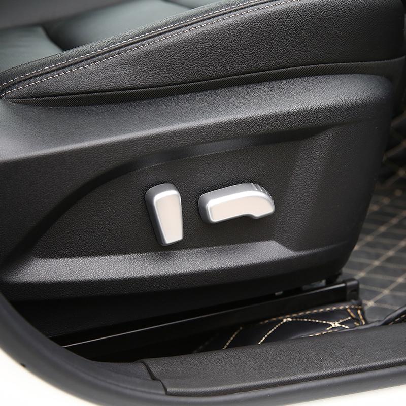 ABS Chrome For Renault Koleos 2017 2018 Accessories Car Seat Adjustment Switch Decoration Cover Trim Sticker Car Styling