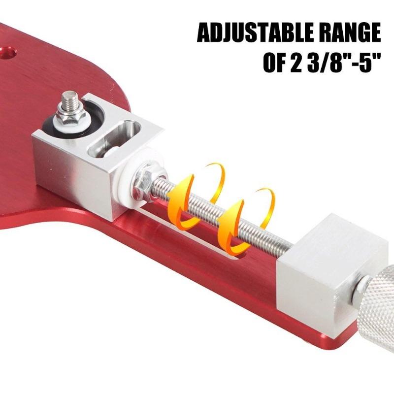 Aluminum Adjustable Oil Filter Cutter Tool Replace 77750 Auto Cutting Car Accessories Fit For 2-3/8 to 5 Inch Range Red Black