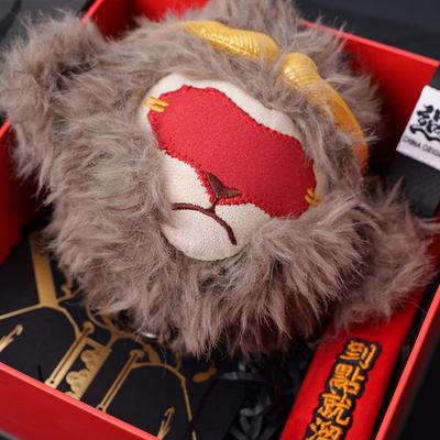 New Style of National Trend Wukong Doll Pendant Doll Creative Black Mythical Doll Bag Pendant Plush Toy Monkey