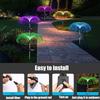Solar LED Jellyfish Lights Outdoor Garden Decor Lawn Light 7 Color Change Waterproof Patio Yard Pathway Decor Solar Flowers Lamp